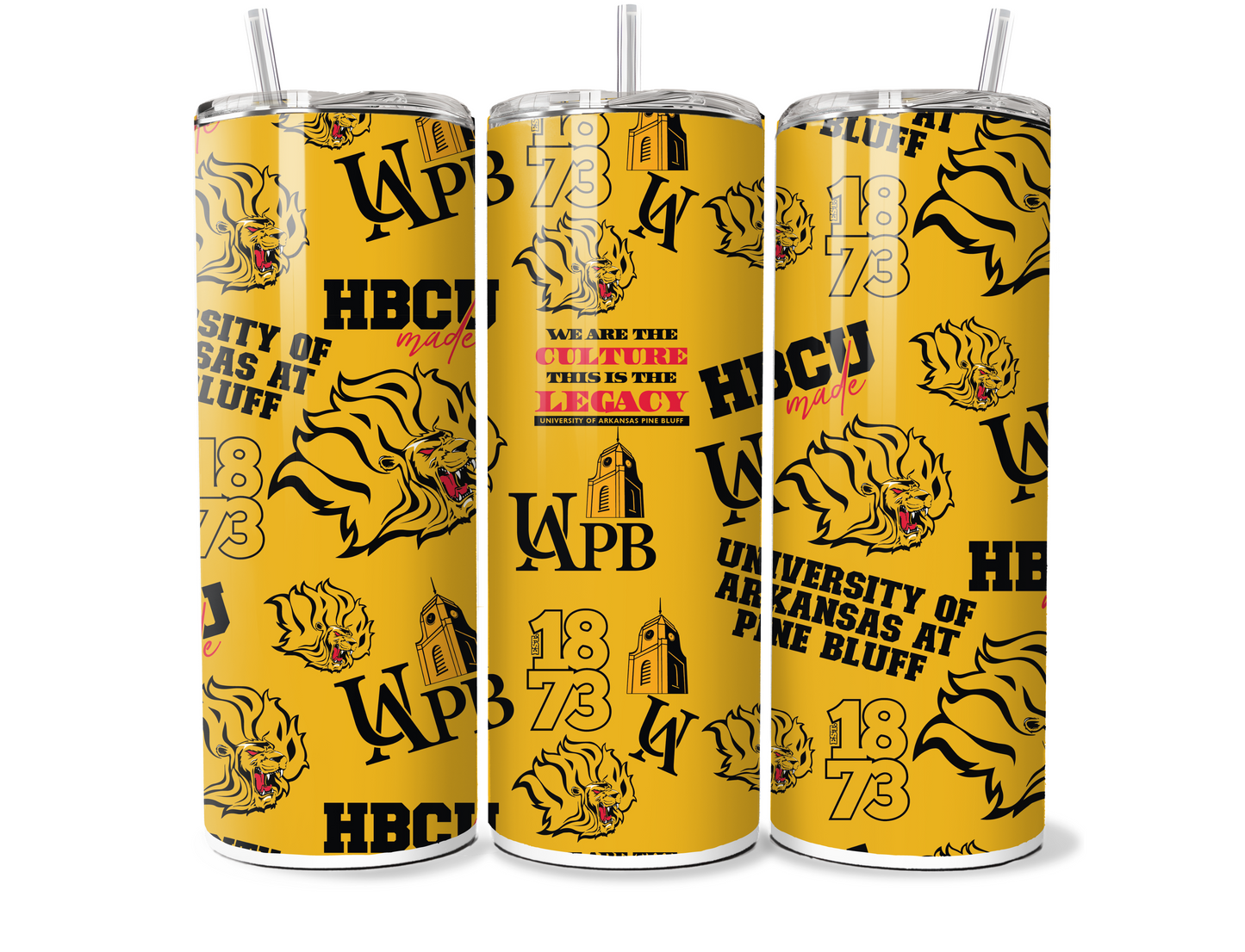 HBCU SUBLIMATION TUMBLER WRAPS  for 20oz Tumblers