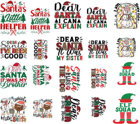 Kids Holiday Sublimation  Gang Sheet