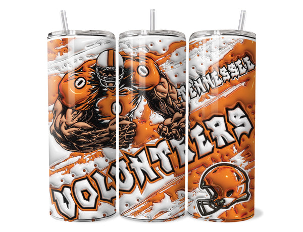 COLLEGE FOOTBALL SUBLIMATION TUMBLER WRAPS  for 20oz Tumblers