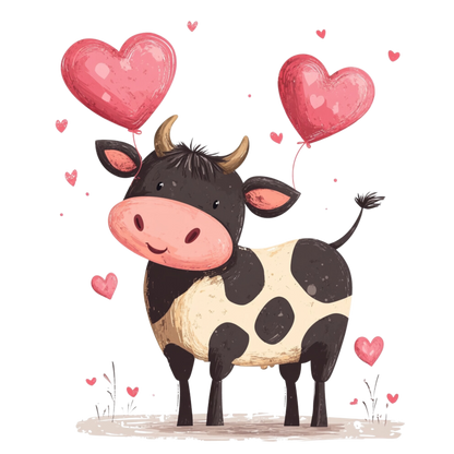 $2 Tuesday ONLY - Valentine's COW Sublimation Transfers