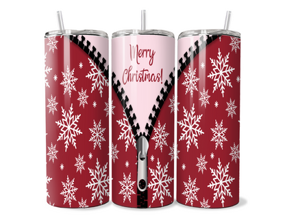 Zipper Christmas TUMBLER WRAPS (2pks)