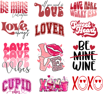 $2 Tuesday ONLY - Valentine's Sublimation Transfers