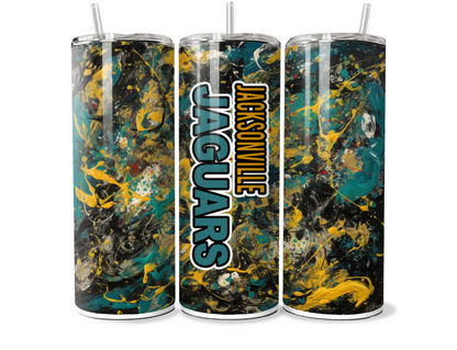 SPLATTAFLAGE FOOTBALL SUBLIMATION TUMBLER WRAPS For 20oz Tumblers