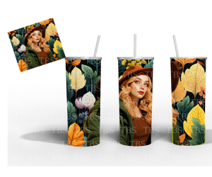$2 Tuesday ONLY - Fall Ladies (Tumbler Wraps) (Sublimation)