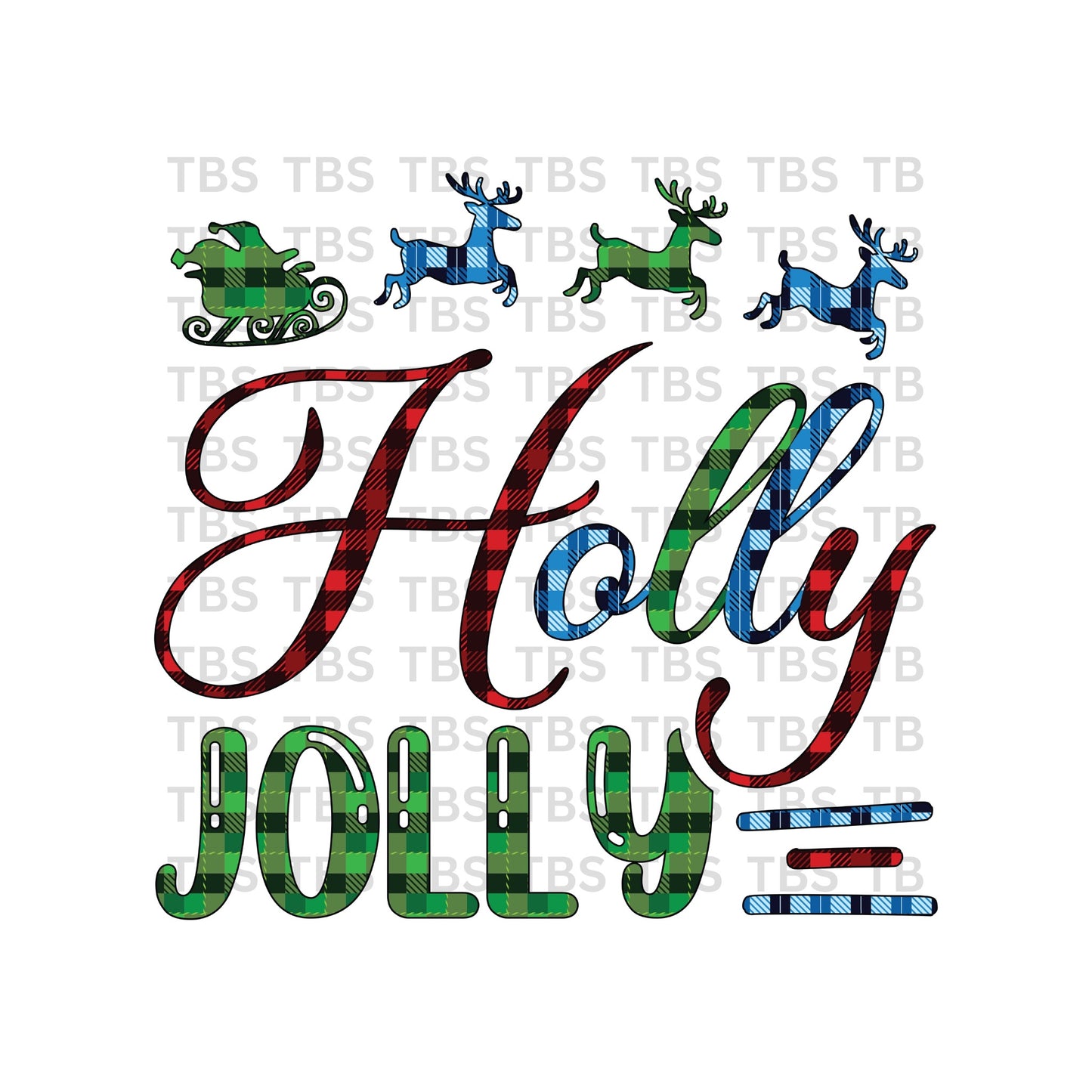 Christmas Sublimation 11" Transfers (2pk)