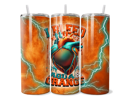 $2 Tuesday ONLY - I BLEED FOOTBALL SUBLIMATION TUMBLER WRAPS