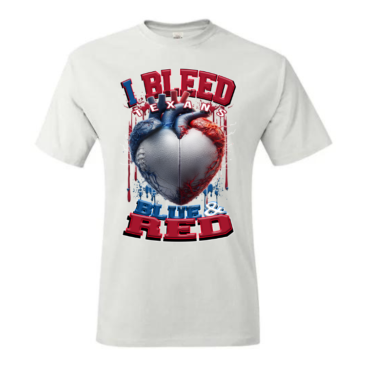 I Bleed PRO FOOTBALL T-SHIRT TRANSFERS (DTF or SUBLIMATION)