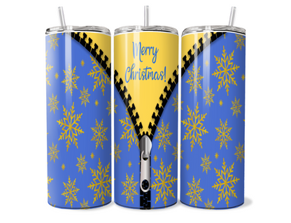 Zipper Christmas TUMBLER WRAPS (2pks)