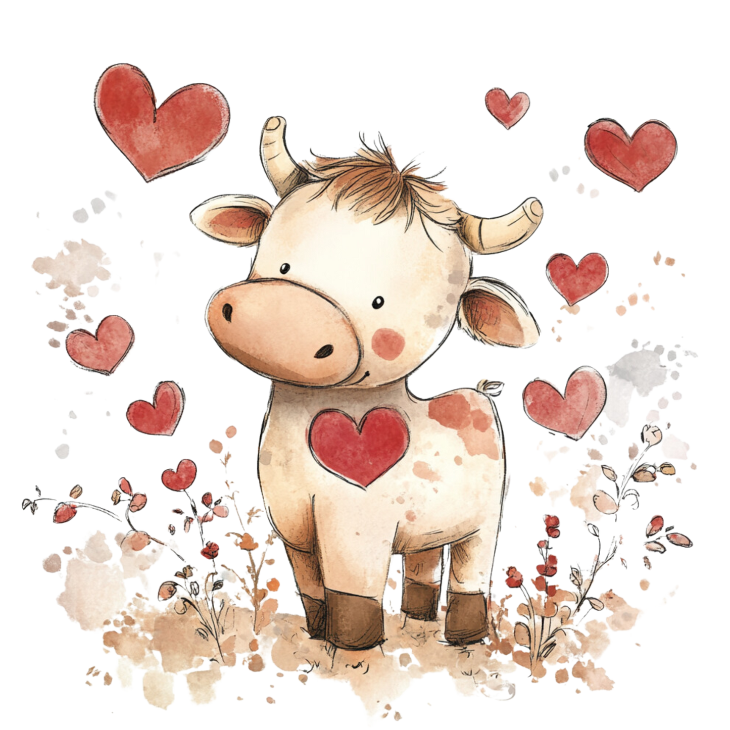 $2 Tuesday ONLY - Valentine's COW Sublimation Transfers