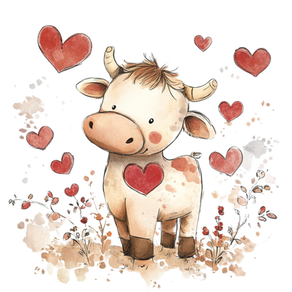 $2 Tuesday ONLY - Valentine's COW Sublimation Transfers