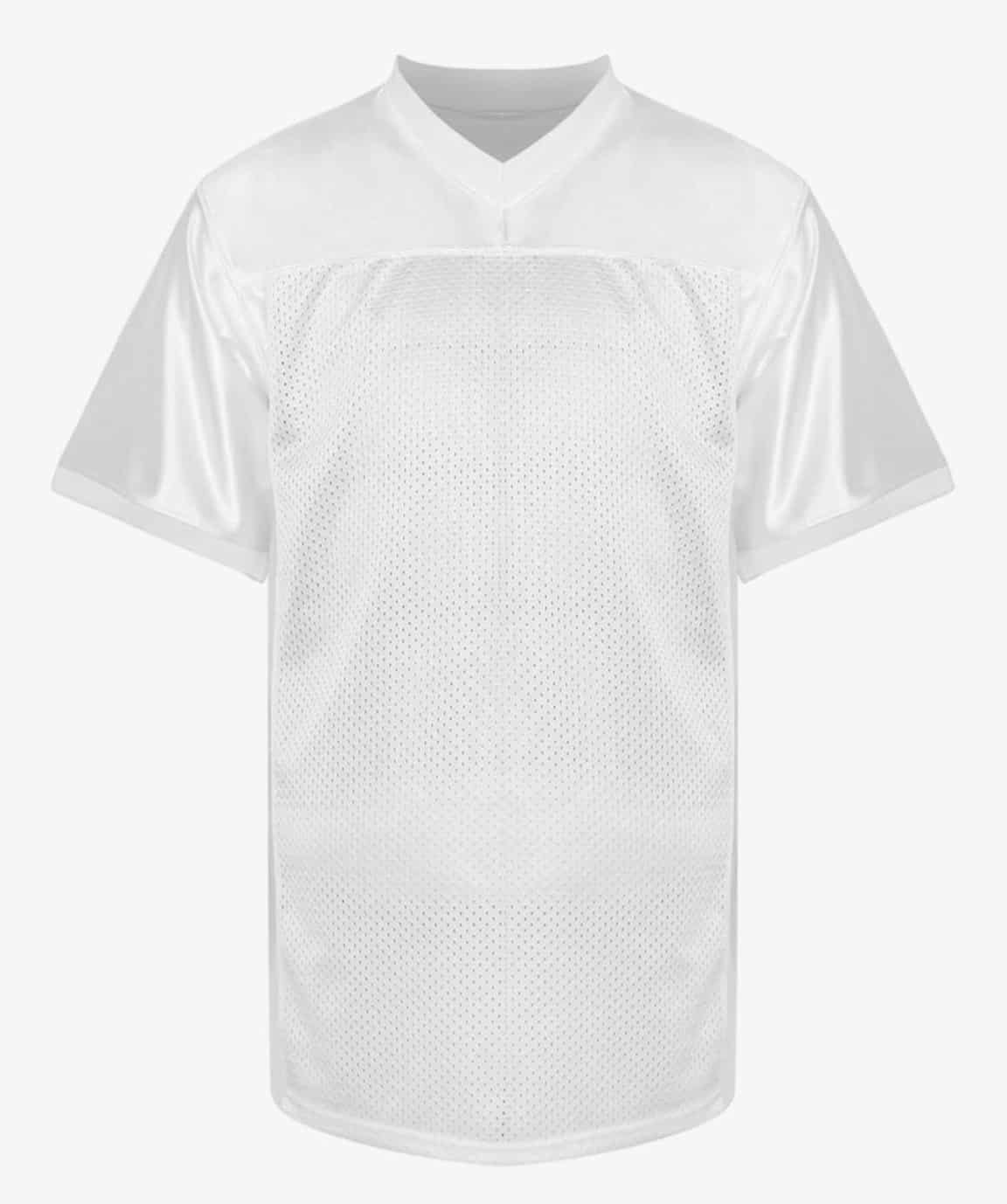 FOOTBALL JERSEY - 100% POLYESTER (READY FOR SUBLIMATION OR ANY OTHER PRINTING PROCESS)(PRE-ORDER)(NO DISCOUNT ALLOWED)