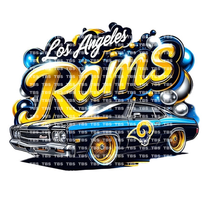 FOOTBALL & CARS DIE-CUT ADHESIVE VINYL DECAL