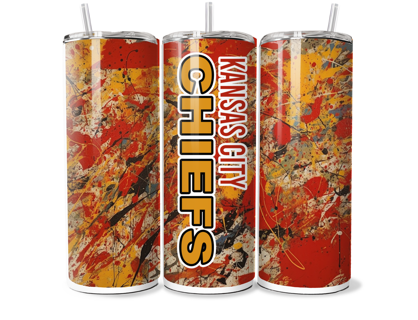 SPLATTAFLAGE FOOTBALL SUBLIMATION TUMBLER WRAPS For 20oz Tumblers