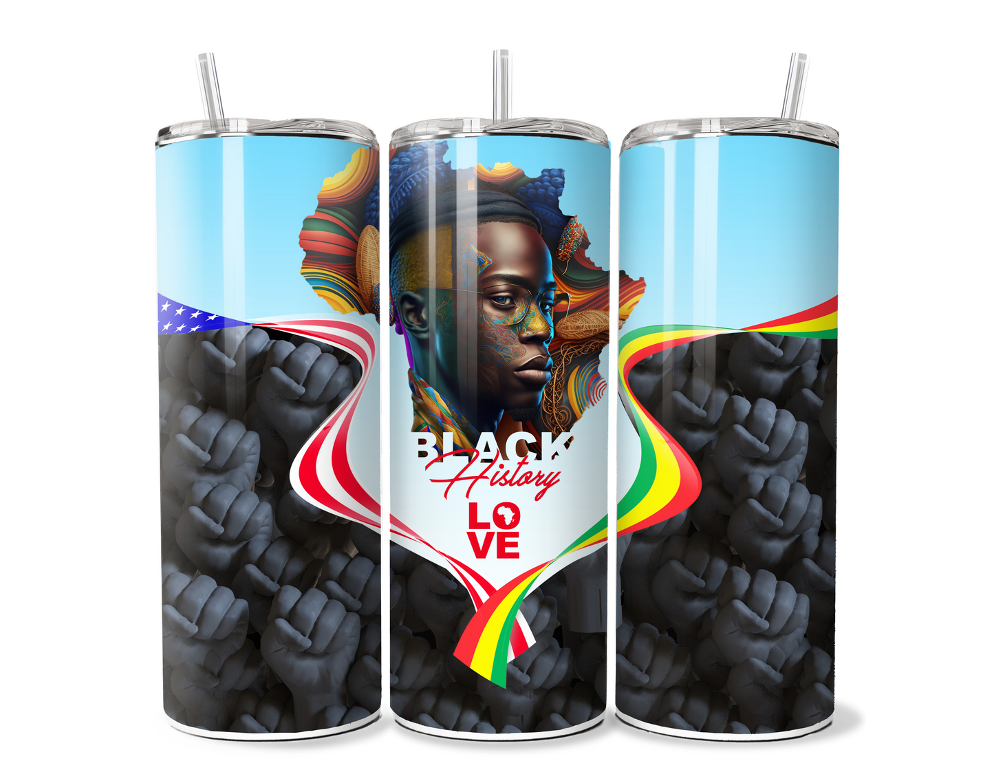 Black History (Tumbler Wraps) (Sublimation)