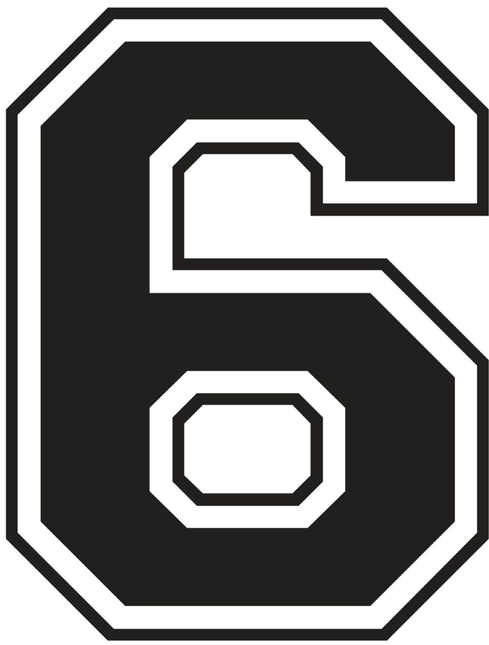 NUMBERS (Screenprint Transfer) 6.25" High