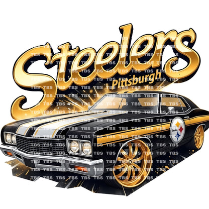 FOOTBALL & CARS T-SHIRT TRANSFERS (DTF)