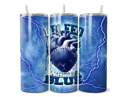 $2 Tuesday ONLY - I BLEED FOOTBALL SUBLIMATION TUMBLER WRAPS