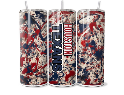 SPLATTAFLAGE FOOTBALL SUBLIMATION TUMBLER WRAPS For 20oz Tumblers