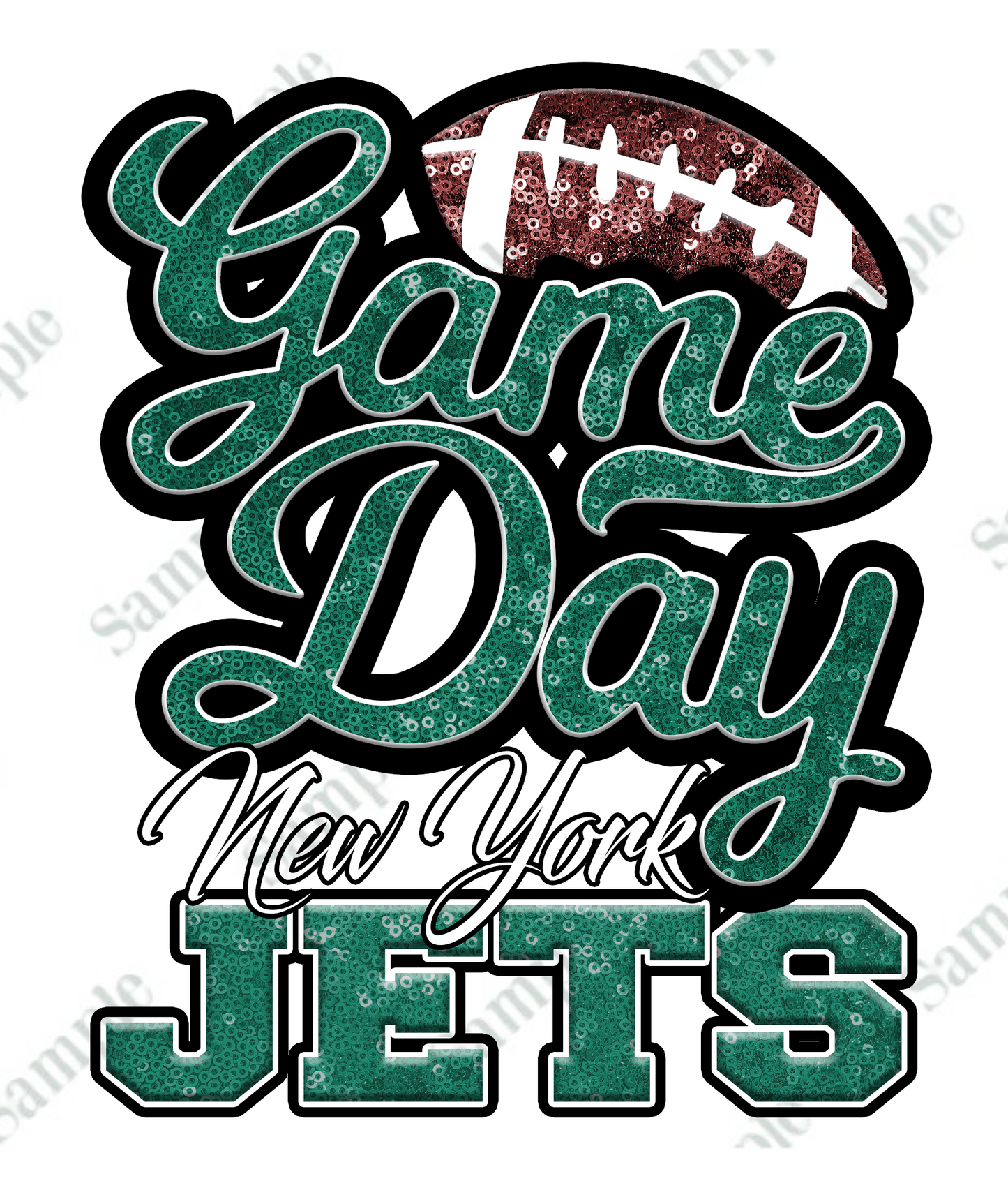 Game Day FOOTBALL T-SHIRT TRANSFERS (DTF or SUBLIMATION)