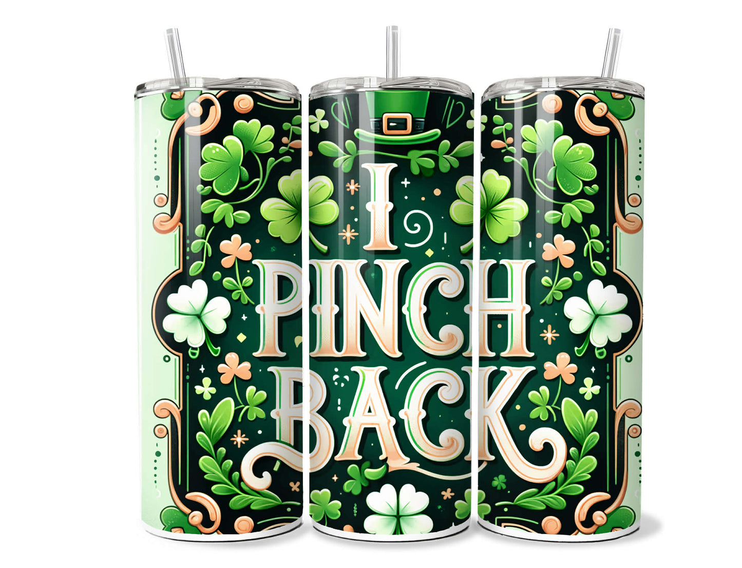 St. Patrick's Day TUMBLER Wrap Sublimation Transfers