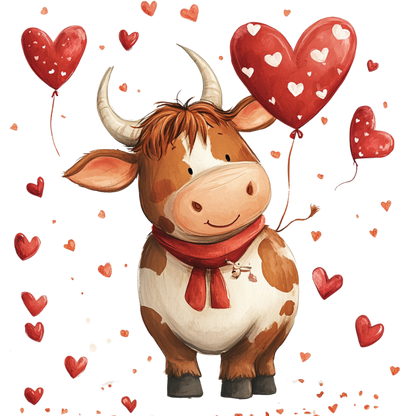 $2 Tuesday ONLY - Valentine's COW Sublimation Transfers