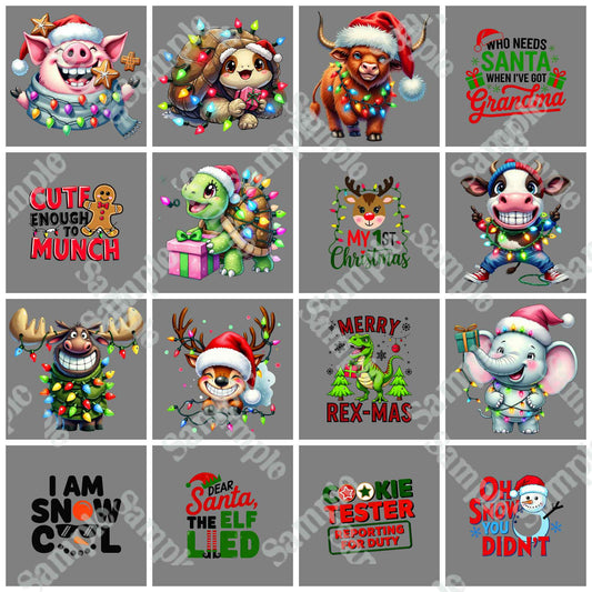 KIDS XMAS Sublimation  Gang Sheet