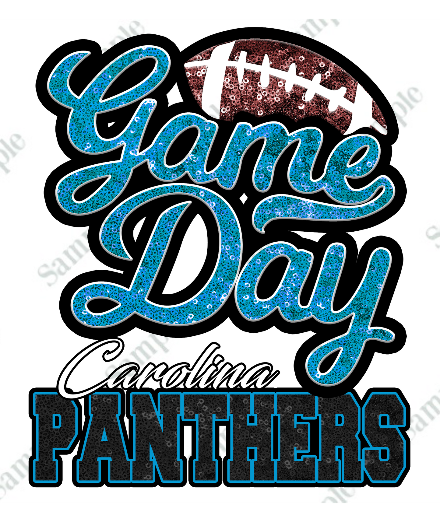 Game Day FOOTBALL T-SHIRT TRANSFERS (DTF or SUBLIMATION)