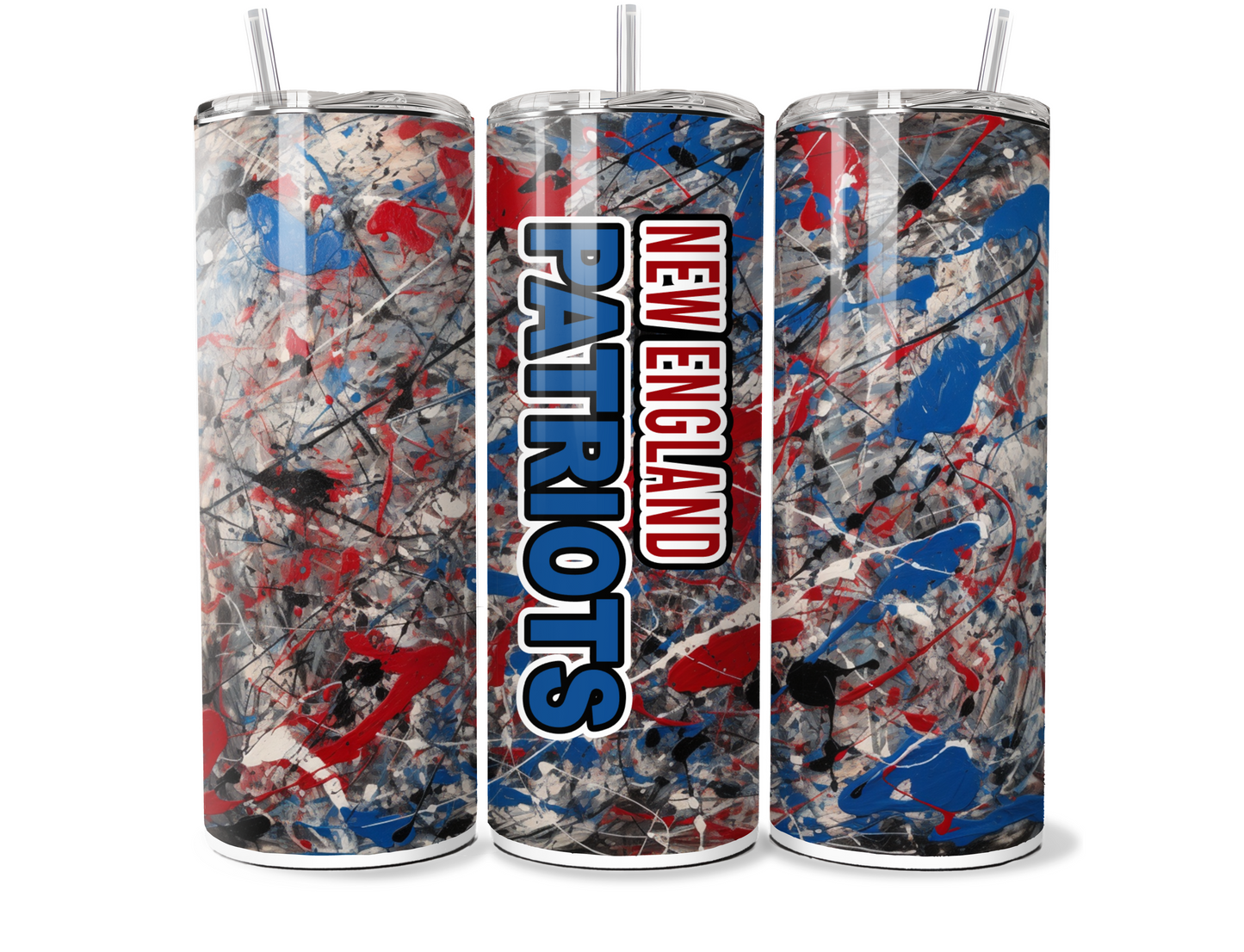 SPLATTAFLAGE FOOTBALL SUBLIMATION TUMBLER WRAPS For 20oz Tumblers