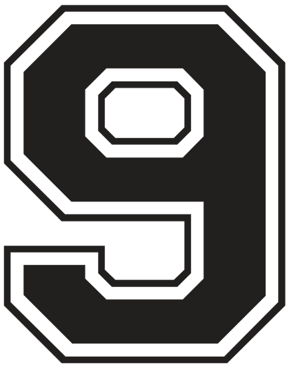 NUMBERS (Screenprint Transfer) 6.25" High