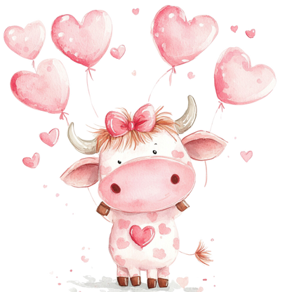 $2 Tuesday ONLY - Valentine's COW Sublimation Transfers