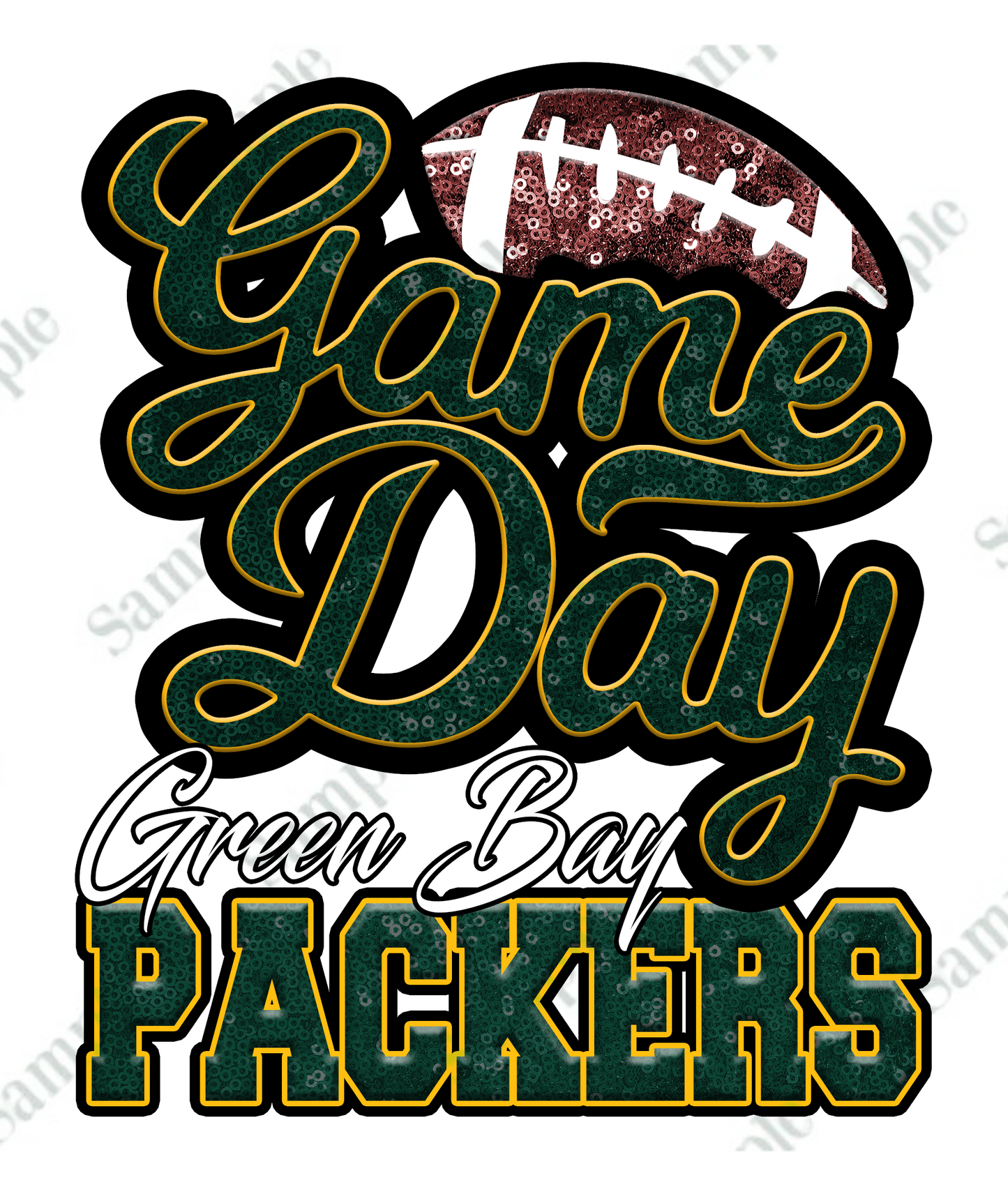 Game Day FOOTBALL T-SHIRT TRANSFERS (DTF or SUBLIMATION)