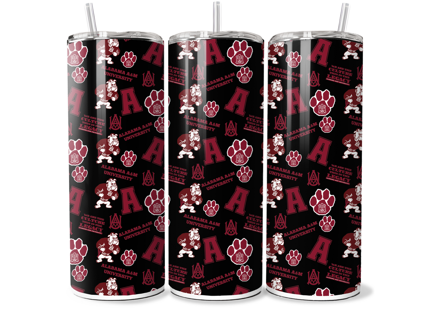 HBCU SUBLIMATION TUMBLER WRAPS  for 20oz Tumblers