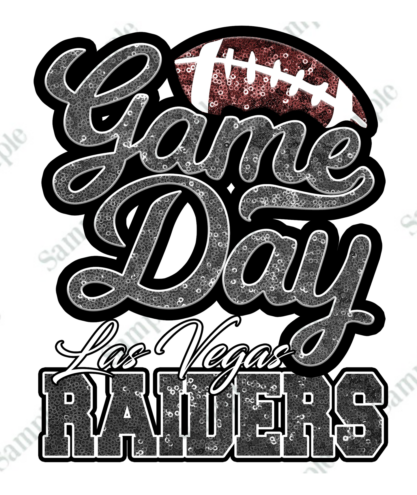 Game Day FOOTBALL T-SHIRT TRANSFERS (DTF or SUBLIMATION)