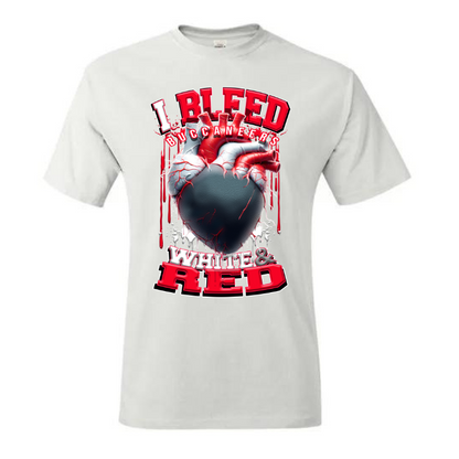 I Bleed PRO FOOTBALL T-SHIRT TRANSFERS (DTF or SUBLIMATION)