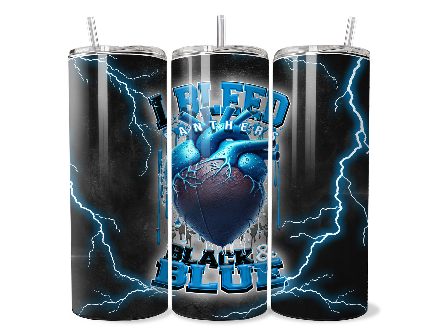 I BLEED FOOTBALL SUBLIMATION TUMBLER WRAPS  for 20oz Tumblers