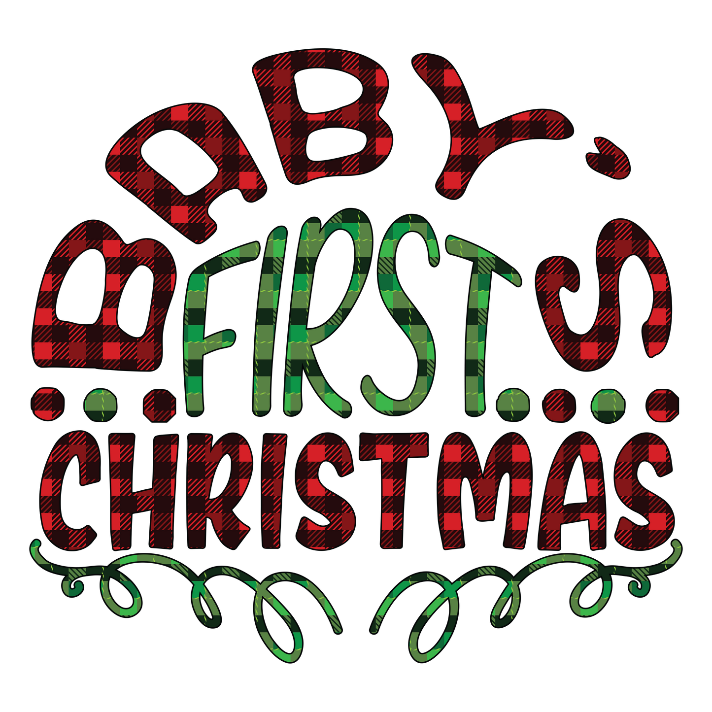 Festive Christmas Sublimation 6", 8" or 11" Transfers (2pk)