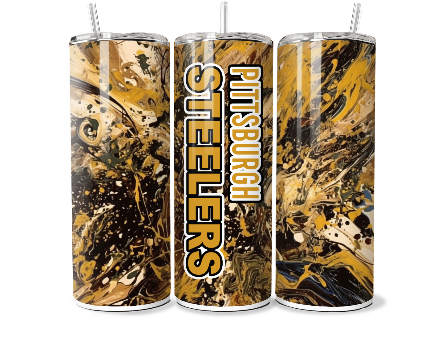 SPLATTAFLAGE FOOTBALL SUBLIMATION TUMBLER WRAPS For 20oz Tumblers