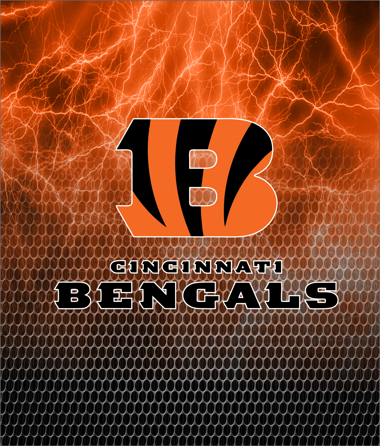 PRE-MADE ADHESIVE TRAY TABLE PRINTS (20" X 15.25") - FOOTBALL (LIGHTNING)