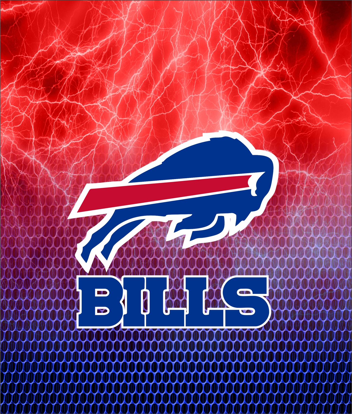 PRE-MADE ADHESIVE TRAY TABLE PRINTS (20" X 15.25") - FOOTBALL (LIGHTNING)
