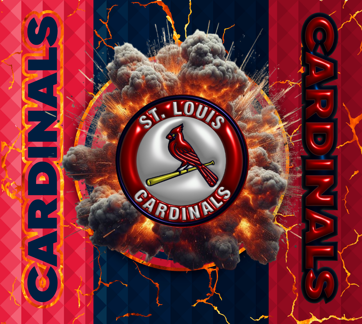 PRE-MADE ADHESIVE TRAY TABLE PRINTS (20" X 16") - BASEBALL