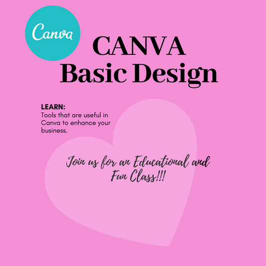 CANVA BASIC DESIGN Tutorial (Digital)