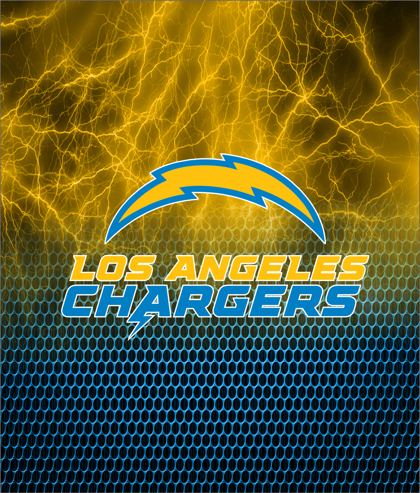 PRE-MADE ADHESIVE TRAY TABLE PRINTS (20" X 15.25") - FOOTBALL (LIGHTNING)