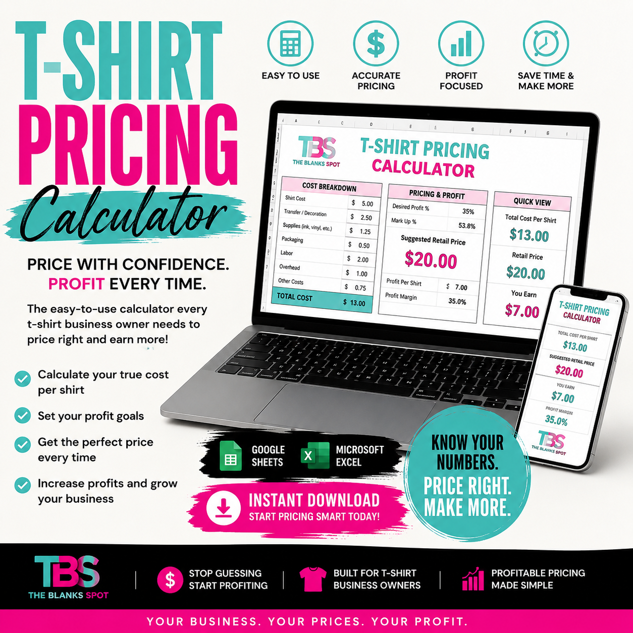 T-Shirt Pricing Calculator