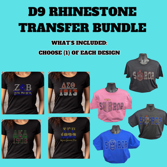 D9 Rhinestone Transfer Bundle
