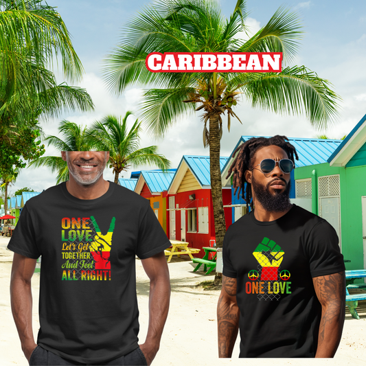 CARIBBEAN Collection (Full Color Clear Film Screenprint Transfer)
