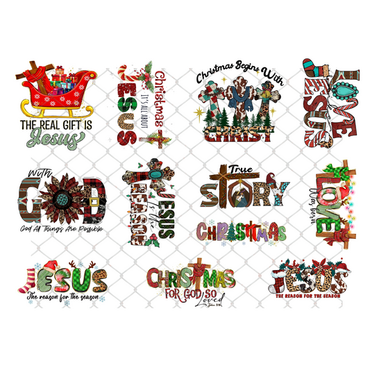 Reason For The Season Sublimation T-shirt Transfer (SINGLES)
