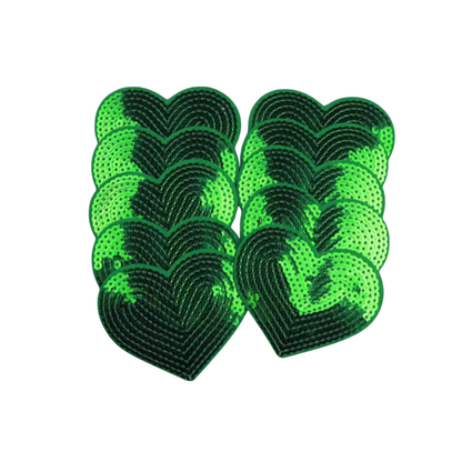 Hearts (Sequin)  Hat/Misc Patches