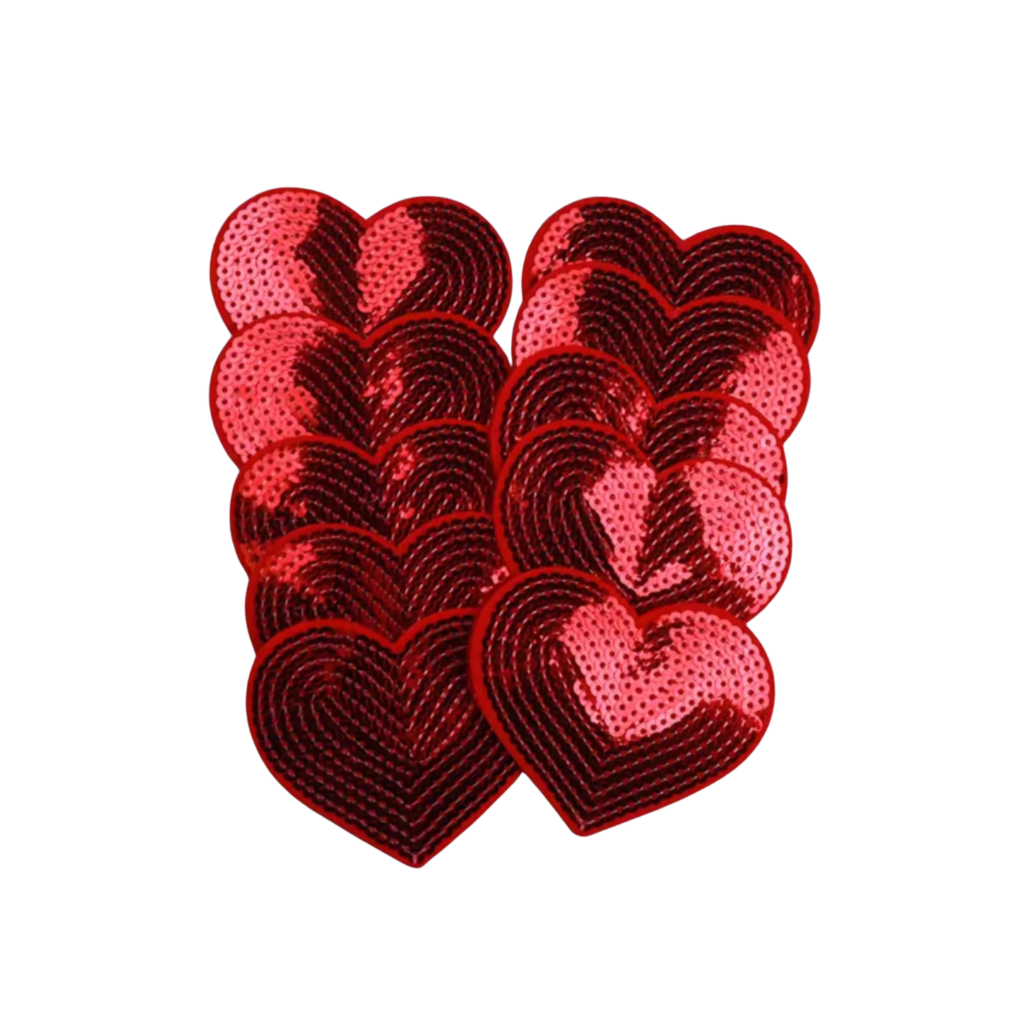 Hearts (Sequin)  Hat/Misc Patches
