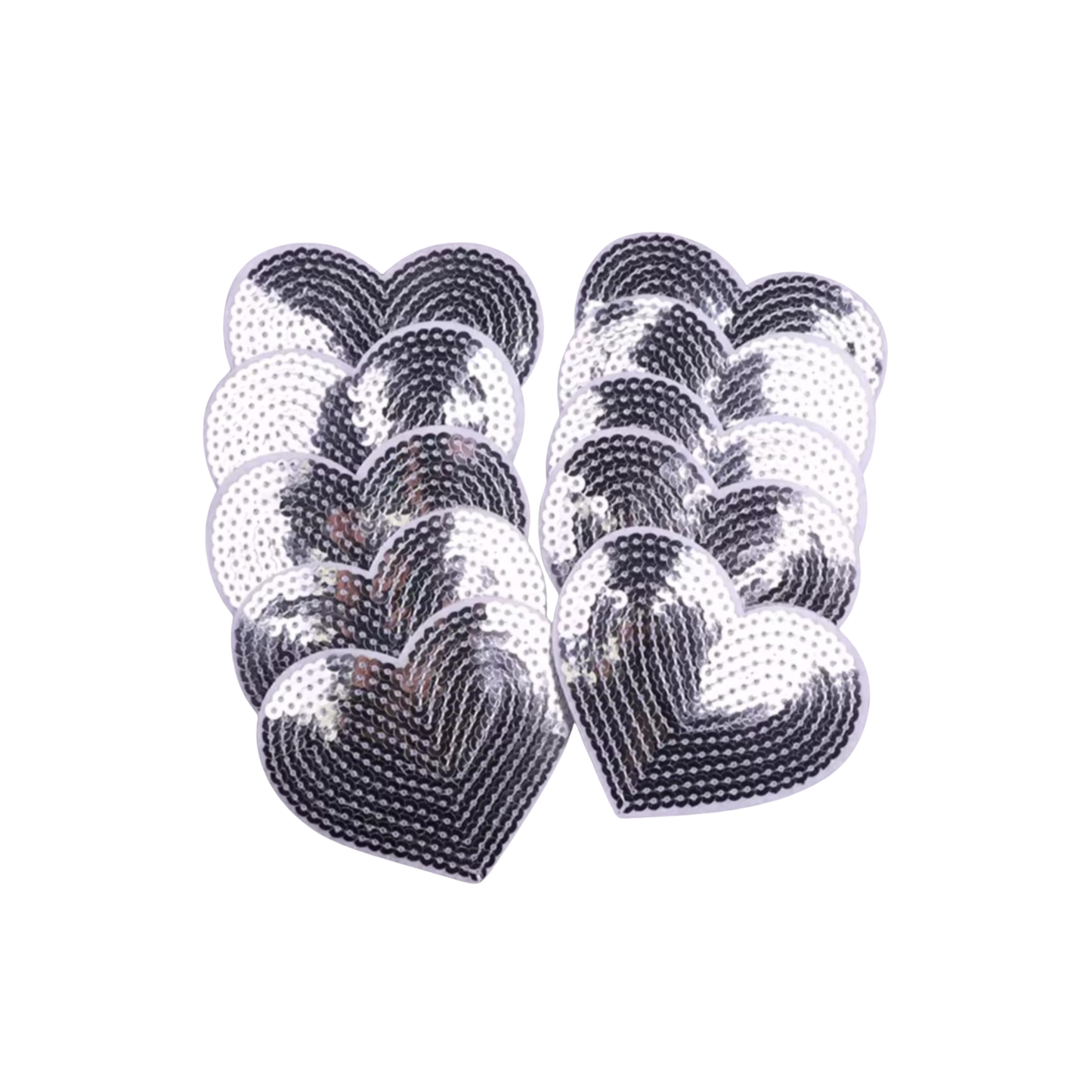 Hearts (Sequin)  Hat/Misc Patches