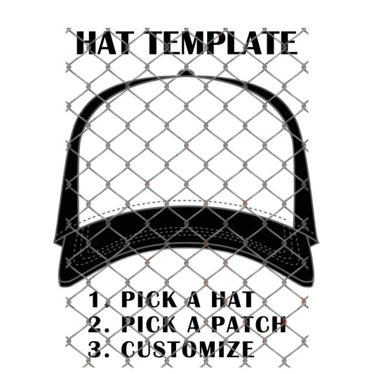 Trucker Hat Template (Digital Download)